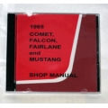 1965 Comet,Falcon,Fairlane and mustang Shop manual on CD